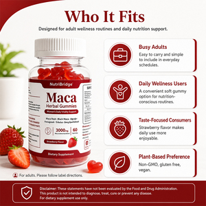 Compra al por Mayor, MOQ Bajo, Pedido de Muestra, Gomitas de Maca de Alta Potencia, Apoyo para la Libido - Product Image 3