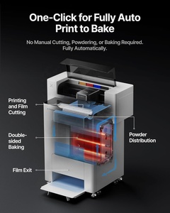 XTool New High Speed A3 DTF T-Shirt <b>Printer</b> Bundle Dual I1600 Printheads with Shaker Oven Portable Semi-Automatic Inkjet - Product Image 4