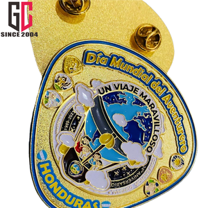 เข็มกลัดโลหะเคลือบมีปิ่นปักผม2024 15ปีเชื่อว่าเป็นสัญญา - Product Image 2