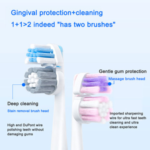 Brosse à dents électrique à coussin d'air de haute qualité, tête de brosse adaptative à trois vitesses, nettoyage en profondeur, IPX7 - Product Image 3