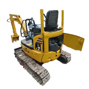 Mini komatsu18 sử dụng máy xúc Nhật Bản giá rẻ giá Crawler 1.8ton sơn gốc sử dụng máy xúc