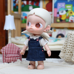 Zsiga-ropa para muñecas de 20Cm, monos de mezclilla para muñecas posables a escala 1/8, ropa de juguete para niñas - Product Image 1
