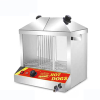Cuiseur à hot-dogs Shineho de qualité commerciale avec chauffe-pain, prix