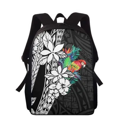 Sommer Samoan Bild Trendy Boy Schult asche Polynesian Tribal Luxus Design 15 Zoll Mädchen Schule Rucksack Großhandels preis