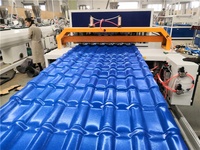 Máquina de fabricación de azulejos de techo de resina sintética, plástico PVC