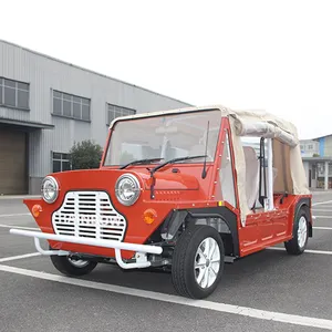 تصميم جديد لعام 2024 عربة كهربائية صغيرة Moke تعمل ببطارية ليثيوم أيون بقوة 96 فولت