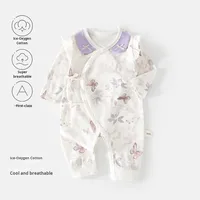 Bodys de Bebé de Algodón Transpirables y Cómodos de Manga Larga Unisex Personalizados al por Mayor