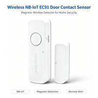 Capteur de contact porte/fenêtre NB-IoT EC91, détecteur magnétique sans fil avec alarme via application à distance pour la sécurité antivol à domicile