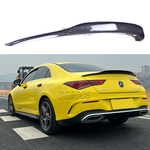 DGRCCS W118 C118 PSM Style Carbon Fiber UV Paint Polished Rear Spoiler 2019-2024 Tape - Product Image 1