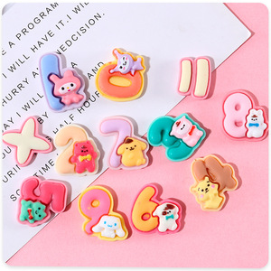 Cartoon Number Resin Mold Custom Shape Animal Pattern Handmade Diy <b>Craft</b> For Back To School Decorations - Product Image 2