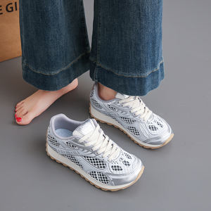 Nouvelles baskets pour femmes de créateurs, de haute qualité, en maille respirante, style marche, chaussures d'automne, tricot volant, baskets tendance pour femmes - Product Image 4