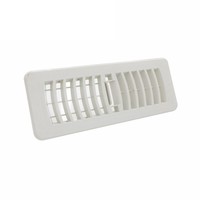 Nouvelle grille de ventilation rectangulaire réglable en plastique pour climatisation, grille de sortie/d'entrée d'air pour cabine