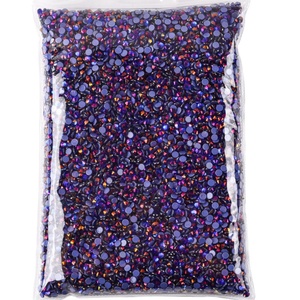 OLeeya Vente en gros de strass thermocollants en verre, 14400 pièces, couleurs brillantes, pour vêtements - Product Image 4