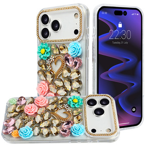 Funda de Teléfono Premium KINGSOUL Estética con Diamantes, TPU+PC+Vidrio, para 14/15/16, Antigolpes, Diseño de Mariposa Personalizado - Product Image 6