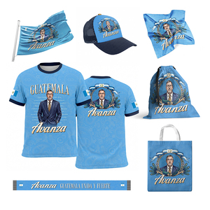 Custom Guatemala Election Campaign Merchandise Set – Full Political Promo Kit with Printed Flag,<b>T</b>-<b>Shirt</b>,<b>Cap</b>&Tote Bag - Product Image 1