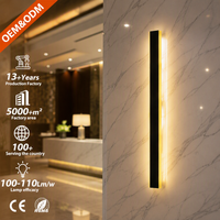 Lampe murale longue de haute qualité, étanche, 30CM 40CM 60CM 80CM 100CM 120CM, pour salon, hôtel, éclairage