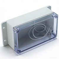 Boîtier de distribution électrique étanche et anti-poussière en plastique ABS moulé par injection OEM/ODM avec trous personnalisés