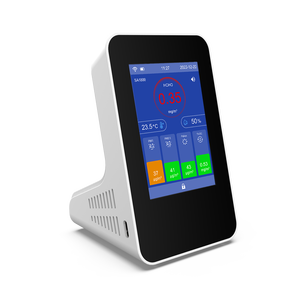 Moniteur de qualité de l'air Wifi, détecteur de formaldéhyde, compteur de <span class=keywords><strong>pollution</strong></span> intérieur TVOC HCHO PM1 PM2.5 PM10 Température et humidité - Product Image 5