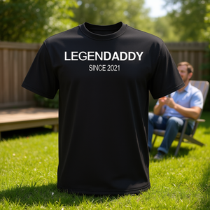 Legendaddy Since 2021 T-shirt leggendaria per la festa del papà - Product Image 3