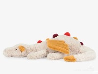 Peluche en tissu super doux Jelly Cat, Dragon Opalite, Dragon des Neiges, Poupée en peluche moelleuse, Remplissage en PP, Coussin lesté doux