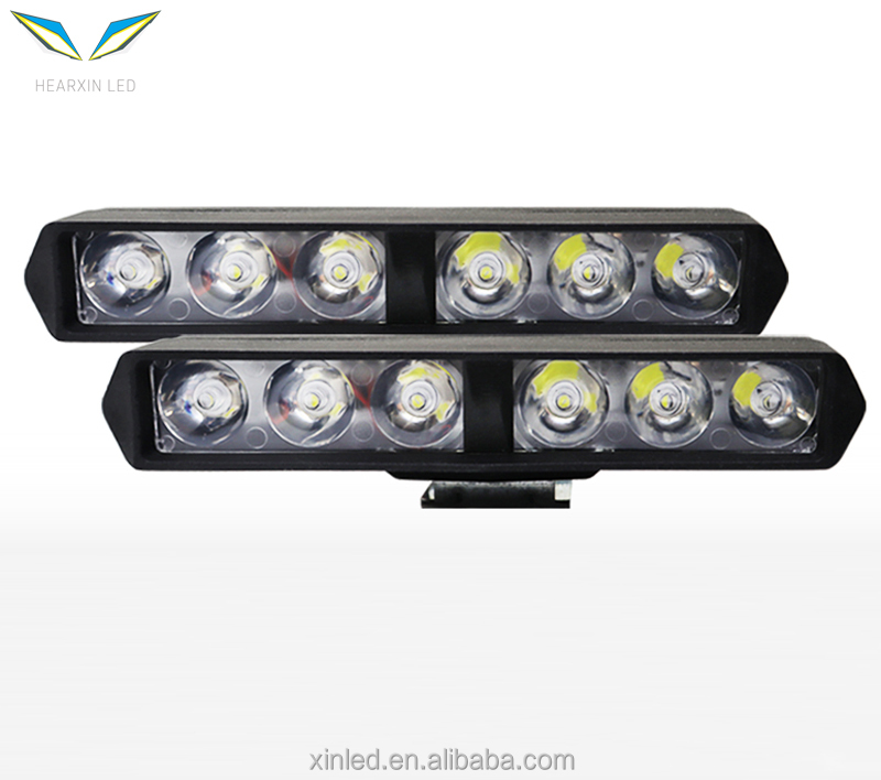 Панель рабочего освещения для автомобиля, двигателя, 6 светодиодов, 18 светодиодов, белая фара, рабочие лампы постоянного тока 12 В 24 В, прожекторы для мотоциклов