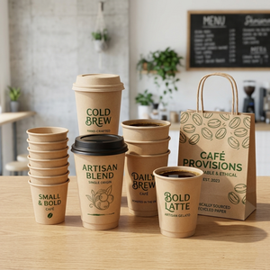 Custom logo Arabic Style Eco <b>Disposable</b> 8oz 12oz Double Wall Hot Drink Karak Tea Gahwa Coffee Paper <b>Cup</b> Packaging Solution - Product Image 1