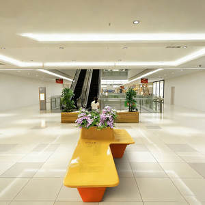 Banco de Fibra de Vidrio Moderno, Impermeable, para Exteriores, con Color Personalizable, para Centros Comerciales, Hospitales, Parques y Hoteles - Asientos Urbanos Duraderos - Product Image 3