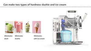 Machine à Slushie 2 en 1 Aucune glace nécessaire <span class=keywords><strong>2L</strong></span> Crème glacée molle servie Machine à boissons glacées <span class=keywords><strong>professionnelle</strong></span> avec technologie de congélation par flash - Product Image 2