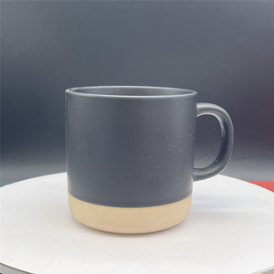 Wholesale Modern Star-Dot <b>Ceramic</b> <b>Cups</b> Matte Glossy Color-Blocked Design Customizable Logo for Business Gifts Household Use - Product Image 3