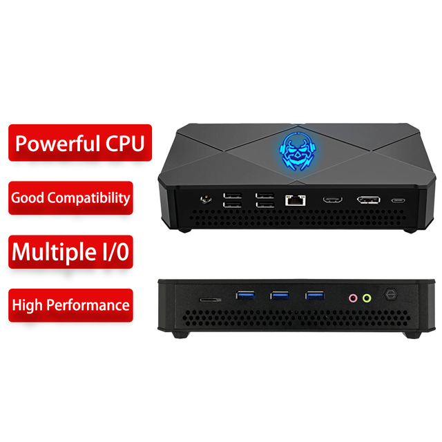 2023 New AMD R7 5800H Gaming PC 4K@60Hz Wi-Fi 6  M.2 NVME Computer Low Cost Desktops Mini PCs