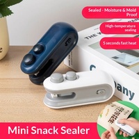 Mini-scelleuse sous vide portable à chauffage rapide pour sacs d'emballage plastique, idéale pour conserver les aliments frais