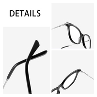 Nouvelles montures optiques élégantes en acétate œil de chat pour femmes, montures de lunettes de luxe de haute qualité pour lunettes de créateurs