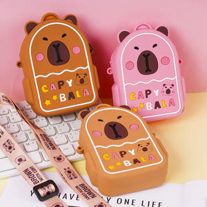 Sac à bandoulière pour enfants La bubu, dessin animé, sac à bandoulière pour enfants Kapibara, dessin animé, polyvalent pour un usage quotidien - Product Image 4