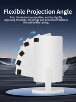 Mini vidéoprojecteur intelligent portable pour la maison, avec WiFi, LED TV M5, charge USB, projecteurs de poche, écran sans fil