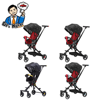 2024 Poussette bébé pliable en gros avec siège d'auto 360 degrés marcheurs et landau pour nouveau-nés et tout-petits