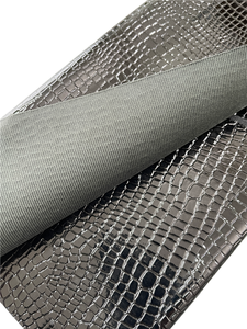 Tissu en cuir de <span class=keywords><strong>crocodile</strong></span> lisse classique et à la mode utilisé pour la décoration de meubles et de sacs à chaussures - Product Image 4