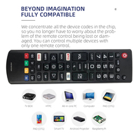 Para LG AKB75675304 Fernbedienung Universal para AKB75675301 AKB75675311 32LM5620BPUA 32LM570BPUA para LG Smart TV Control remoto