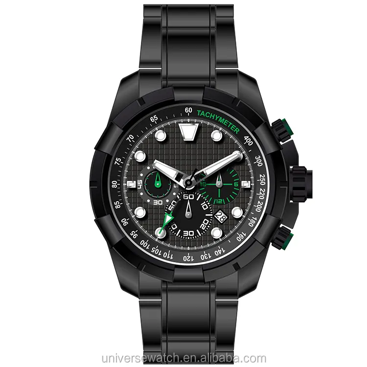 Großhandel Fabrik preis Mode sportliches Design Chronograph Uhr benutzer definierte Logo Herren uhren