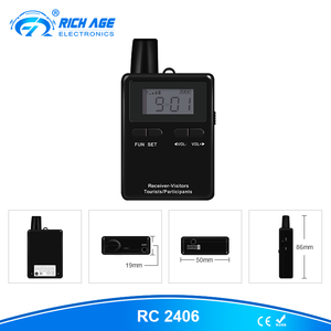 ระบบไกด์นำเที่ยวแบบไร้สาย <span class=keywords><strong>2</strong></span>.4GHz 80 ช่องสัญญาณ ระยะไกล 200 เมตร สำหรับการสื่อสารกลุ่ม - Product Image 4