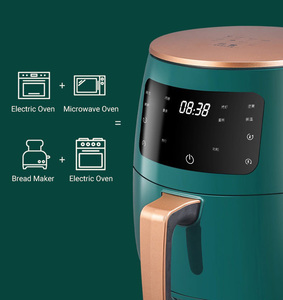 <span class=keywords><strong>Friggitrice</strong></span> <span class=keywords><strong>ad</strong></span> <span class=keywords><strong>aria</strong></span> di protezione contro il surriscaldamento della fabbrica professionale Familiales grande capacità 6l nero verde bianco cina <span class=keywords><strong>friggitrice</strong></span> - Product Image 6