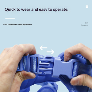 Pet Dog Chest Back Vest-Lightweight <b>Explosion</b>-Proof Anti-Breaking Breathable Adjustable Tactical Buckle Closure for - Product Image 3