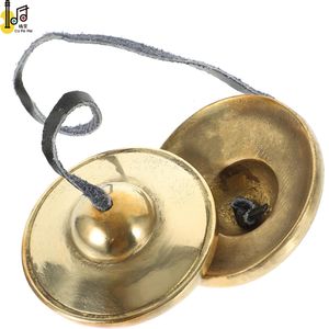 <span class=keywords><strong>Campanas</strong></span> de Meditación de Cobre para Niños, Platillos de Yoga Chinos de Cobre de 6.5 cm de Diámetro, <span class=keywords><strong>Instrumento</strong></span> Musical Fácil de Tocar en Venta - Product Image 1