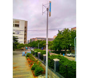 Nhà Máy h-loại Vertical Axis gió & năng lượng mặt trời Hybrid hệ thống 500W 48/110V DC Máy phát điện tuabin gió - Product Image 3