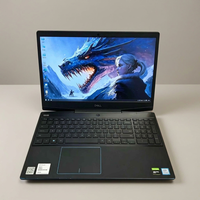 Ordinateur portable d'occasion pour entreprise, D-ell G3 3590, Intel Core I7-9750H, 16 Go, 512 Go SSD, GTX 1660Ti (6 Go), ordinateur portable pour jeux, design et programmation