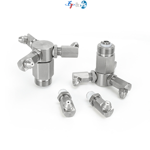 Ugello di Pulizia Premium a 3 Teste Rotanti Regolabile a 360° ad Alta Pressione in Acciaio Inossidabile - Product Image 2
