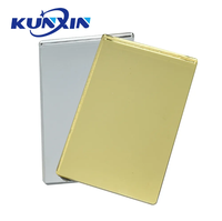 Haute Réfléchissant Or Pmma Miroir Feuille Fabricant Adhésif Double Face Miroir Feuille Acrylique