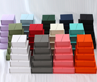 Caja de Joyería Magnética de Doble Apertura Multicolor en Stock, Empaque de Regalo para Anillos, Pendientes, Collares, Pulseras y Otras Joyas