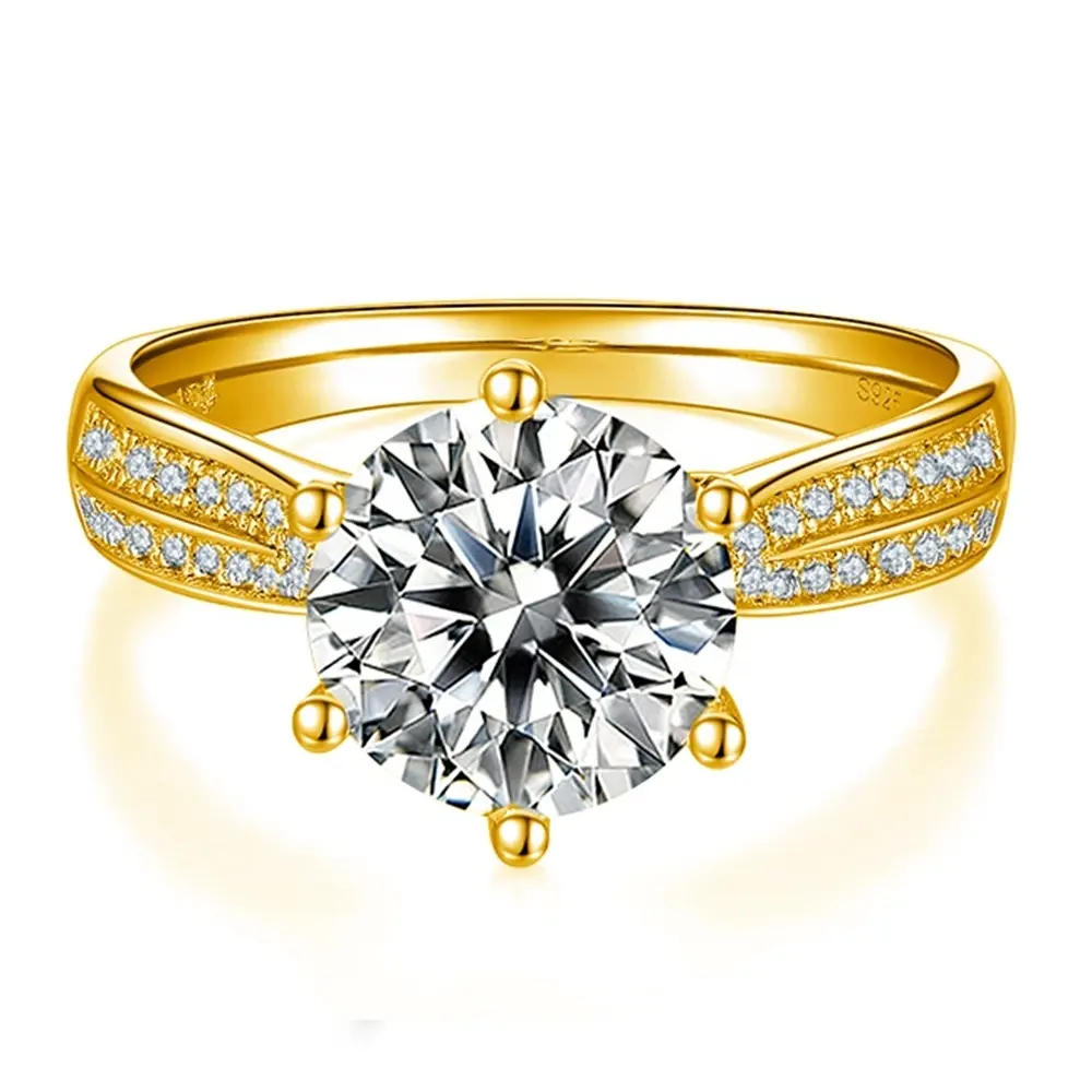 Custom IGI certificata 14k 18k gioielli in oro fidanzamento con diamante da laboratorio in oro coltivato anello di nozze anello ovale con diamanti