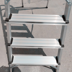 Échelle à <span class=keywords><strong>marches</strong></span> en aluminium à prix bas pour usage domestique - Product Image 5