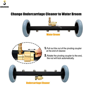 Hidrolavadora de Alta Presión de 4000 psi y 16 Pulgadas, Nuevo Estilo, Más Vendida, Limpiador de Chasis, Escoba para Lavado de Autos, con 3 Boquillas - Product Image 3